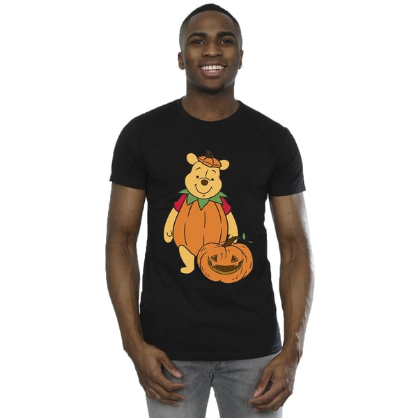 Winnie the Pooh Mens Pumpkin Cotton Halloween T-Shirt