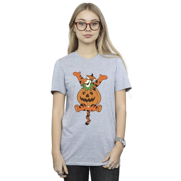Winnie the Pooh Womens/Ladies Tigger Pumpkin Boyfriend T-Shirt