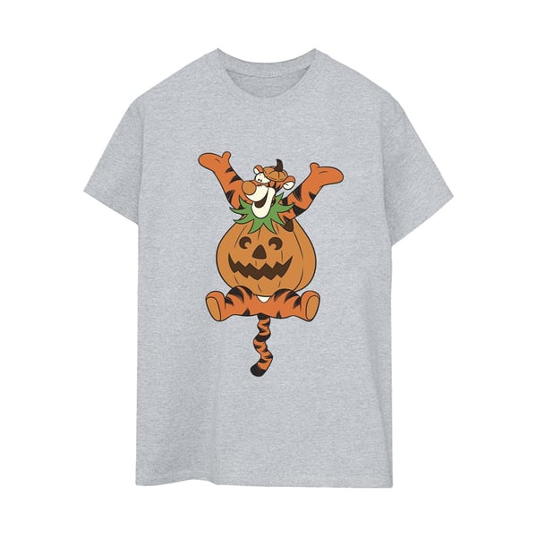 Winnie the Pooh Womens/Ladies Tigger Pumpkin Boyfriend T-Shirt