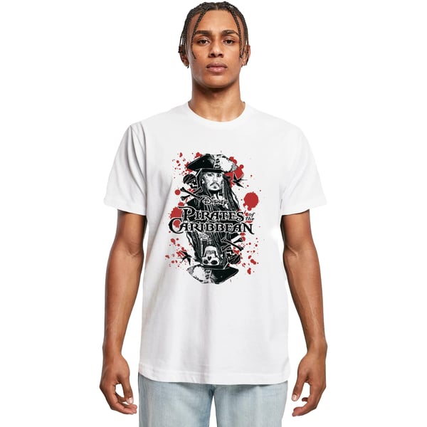 Pirates of the Caribbean Mens Jack Sparrow Cotton T-Shirt