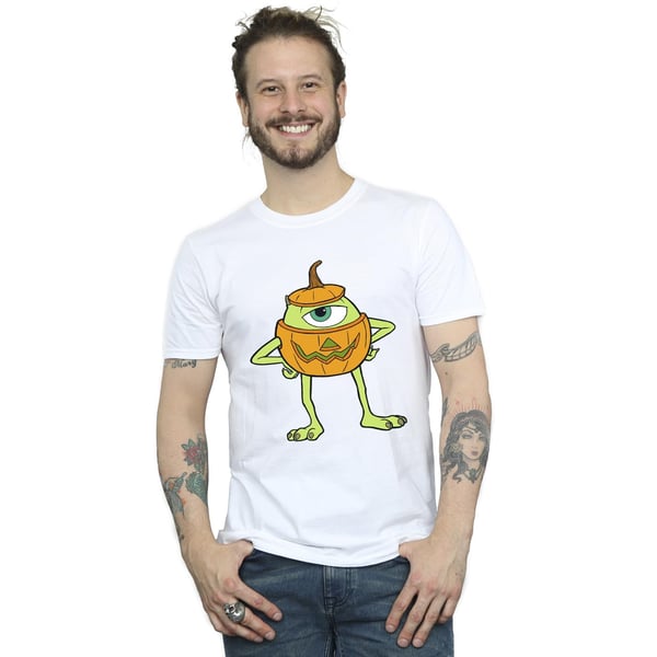 Monsters Inc Mens Mike Pumpkin Cotton Halloween T-Shirt