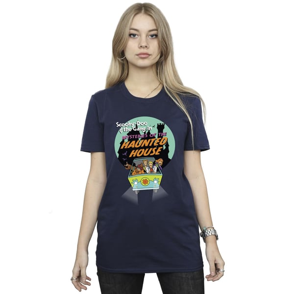 Scooby Doo Womens/Ladies Haunted House T-Shirt