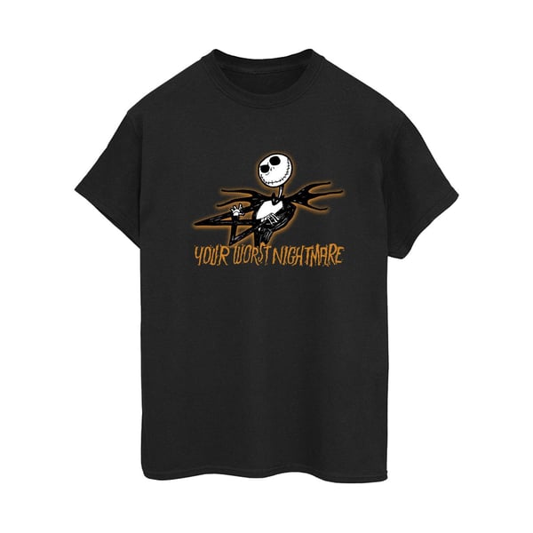 The Nightmare Before Christmas Womens/Ladies Your Worst Nightmare Cotton Boyfriend T-Shirt