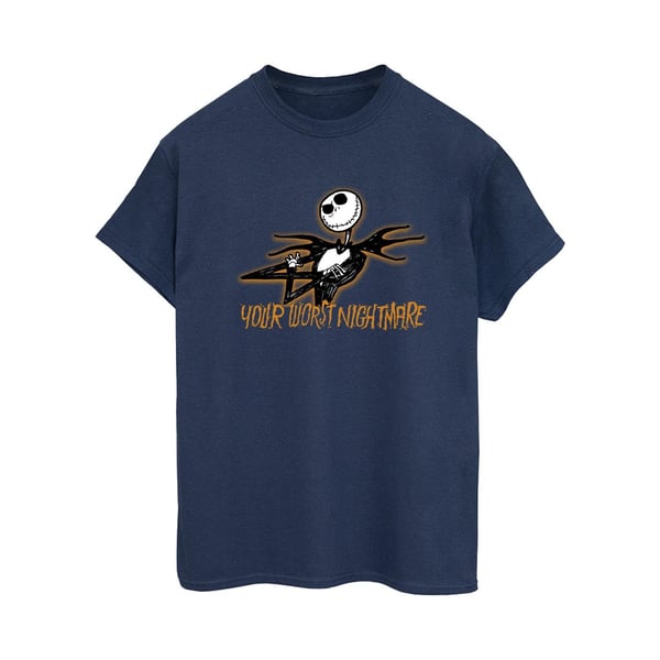 The Nightmare Before Christmas Womens/Ladies Your Worst Nightmare Cotton Boyfriend T-Shirt