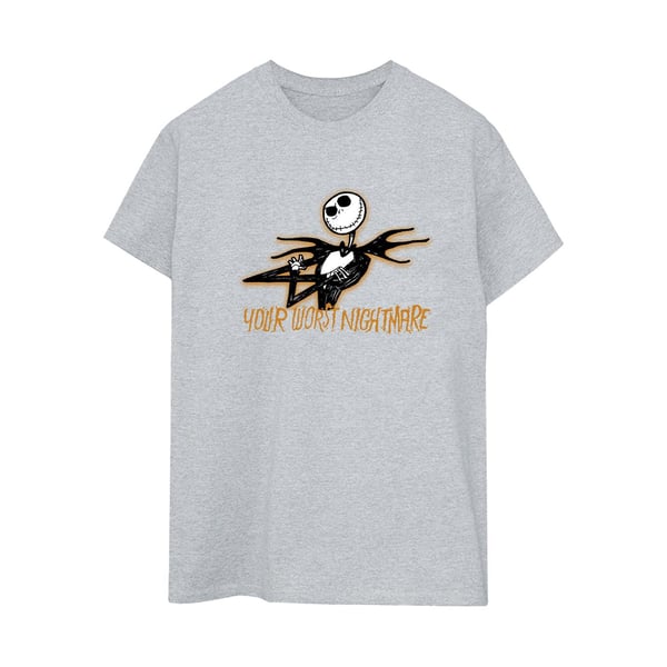 The Nightmare Before Christmas Womens/Ladies Your Worst Nightmare Boyfriend T-Shirt