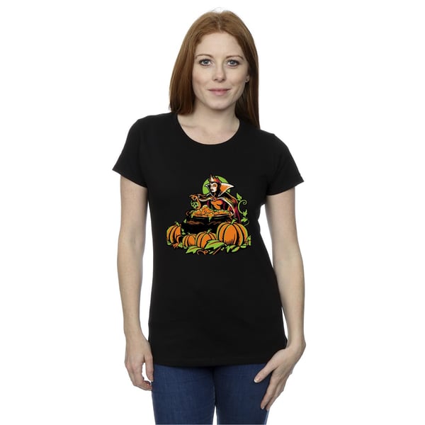 Disney Womens/Ladies Evil Queen Villains Cotton Halloween T-Shirt