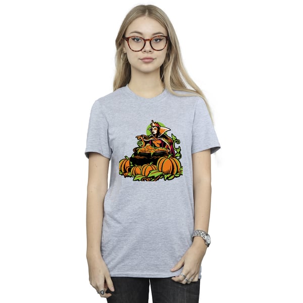 Disney Womens/Ladies Evil Queen Villains Boyfriend Halloween T-Shirt