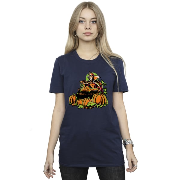 Disney Womens/Ladies Evil Queen Villains Cotton Boyfriend Halloween T-Shirt