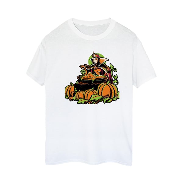 Disney Womens/Ladies Evil Queen Villains Cotton Boyfriend Halloween T-Shirt