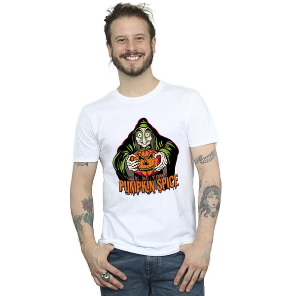 Disney Mens Pumpkin Spice Evil Queen Villains Cotton T-Shirt