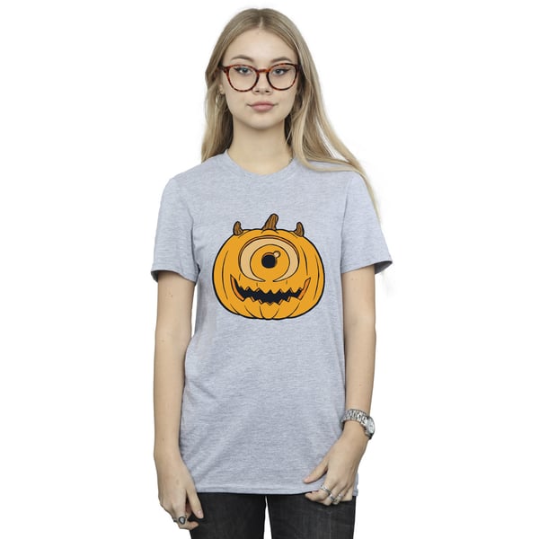 Monsters Inc Womens/Ladies Pumpkin Cotton Halloween T-Shirt