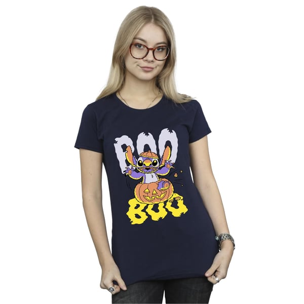 Lilo & Stitch Womens/Ladies Boo Pumpkin Cotton T-Shirt