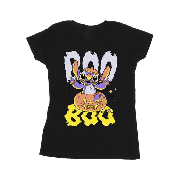 Lilo & Stitch Naisten/Naisten Boo Pumpkin Puuvillainen T-paita