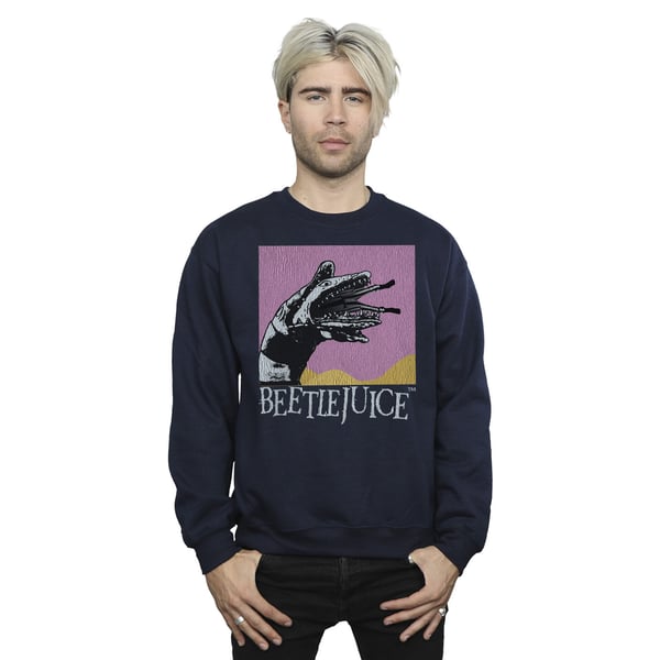 Beetlejuice Mens Sandworm Snake Sandworm Sweatshirt