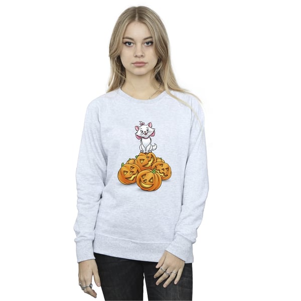 The Aristocats Womens/Ladies Marie Pumpkin Halloween Sweatshirt
