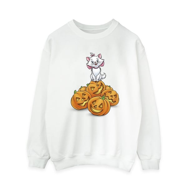 The Aristocats Womens/Ladies Marie Pumpkin Halloween Sweatshirt