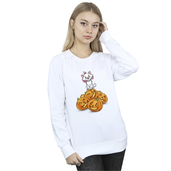 The Aristocats Womens/Ladies Marie Pumpkin Halloween Sweatshirt