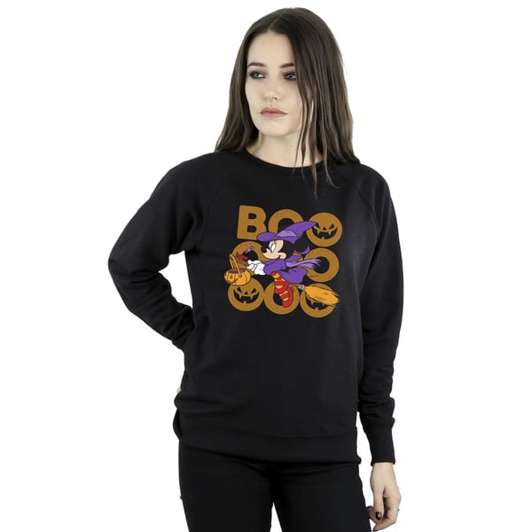 Disney Womens/Ladies Boo Minnie Mouse Witch Sweatshirt