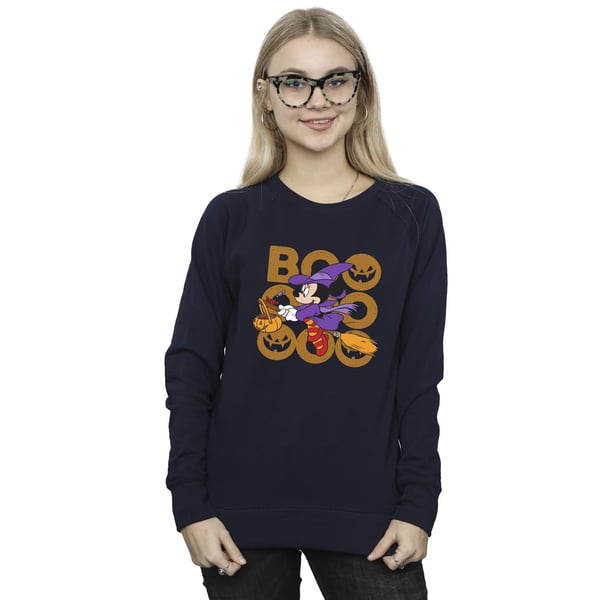 Disney Womens/Ladies Boo Minnie Mouse Witch Sweatshirt