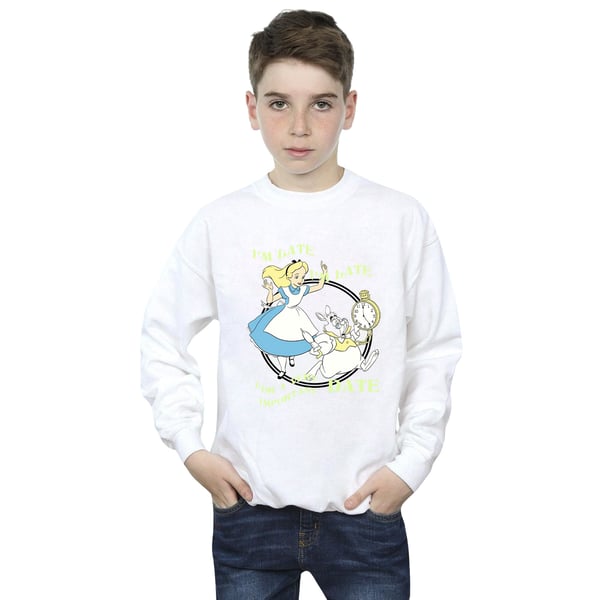 Disney Boys Alice In Wonderland I´m Late Sweatshirt