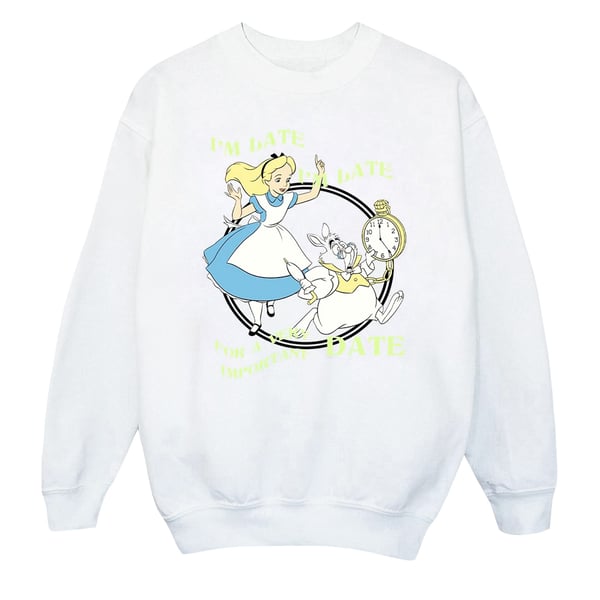 Disney Boys Alice In Wonderland I´m Late Sweatshirt