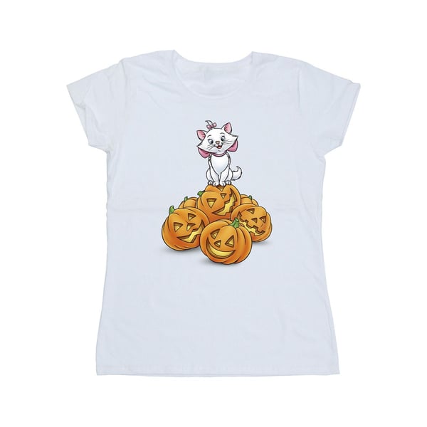 The Aristocats Womens/Ladies Marie Pumpkin Cotton Halloween T-Shirt