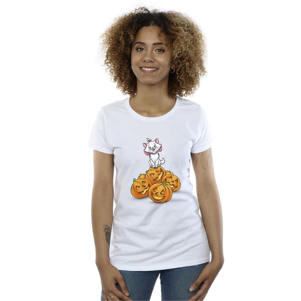 The Aristocats Womens/Ladies Marie Pumpkin Cotton Halloween T-Shirt