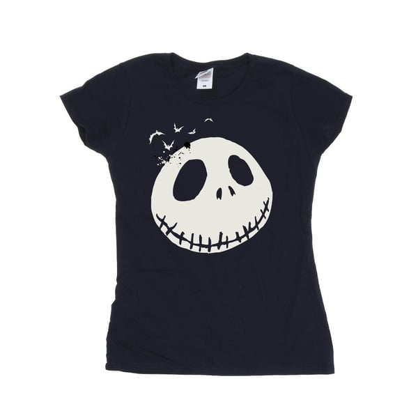 The Nightmare Before Christmas Womens/Ladies Jack Skellington Face Cotton T-Shirt