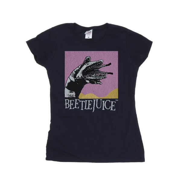 Beetlejuice Womens/Ladies Sandworm Snake Cotton T-Shirt
