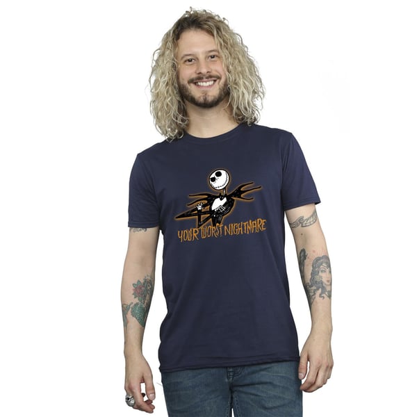 The Nightmare Before Christmas Mens Your Worst Nightmare Cotton T-Shirt