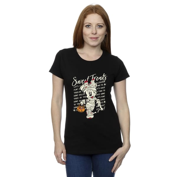 Mickey Mouse Womens/Ladies Sweet Treats Minnie Mouse Cotton T-Shirt