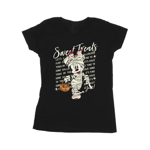 Mickey Mouse Womens/Ladies Sweet Treats Minnie Mouse Cotton T-Shirt