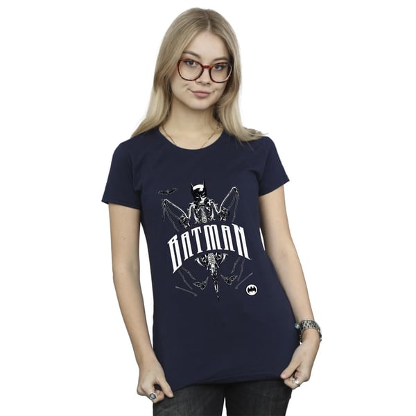 Batman Womens/Ladies Bat Skeleton T-Shirt