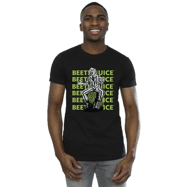 Beetlejuice Mens Pose Cotton T-Shirt