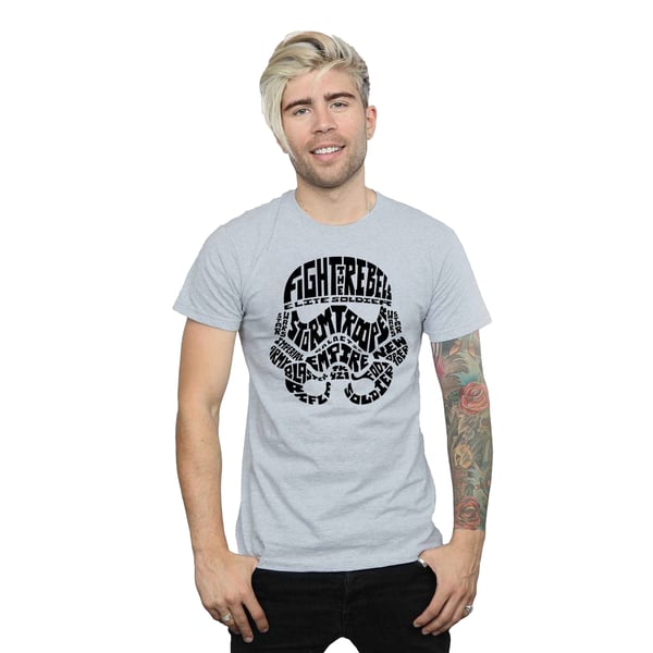 Star Wars Unisex Aikuisten Stormtrooper Tekstipää T-paita