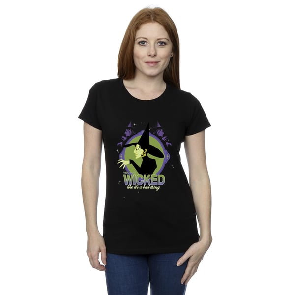 Wizard Of Oz Womens/Ladies Wicked Witch Cotton T-Shirt