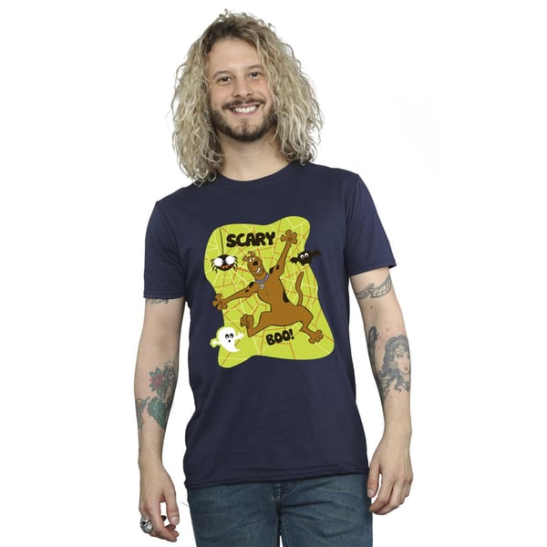 Scooby Doo Mens Scary Boo! Cotton T-Shirt