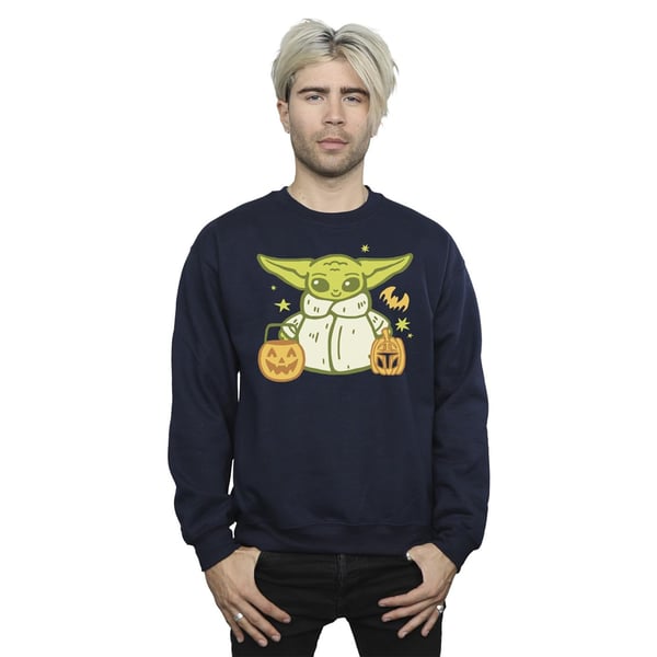 Star Wars Mens Trick Or Treat Grogu Sweatshirt