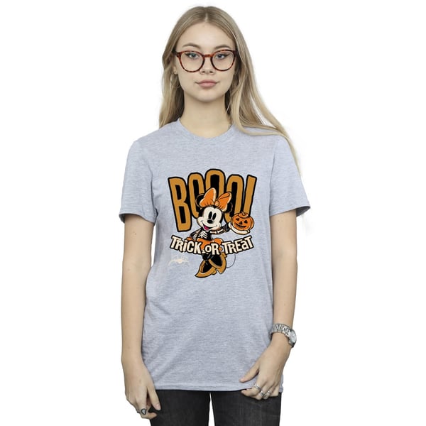 Disney Womens/Ladies Boo! Minnie Mouse Boyfriend T-Shirt