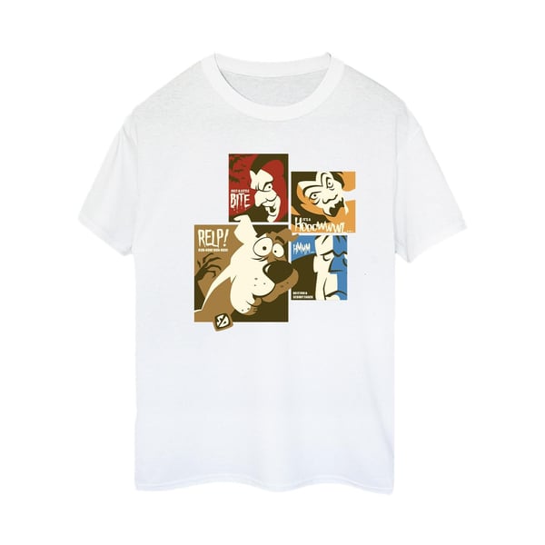 Scooby Doo Womens/Ladies Squares Cotton Boyfriend T-Shirt