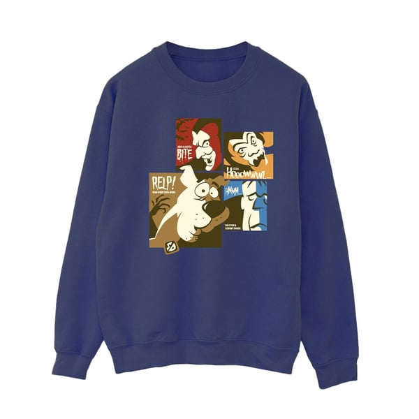 Scooby Doo Womens/Ladies Squares Faces Sweatshirt