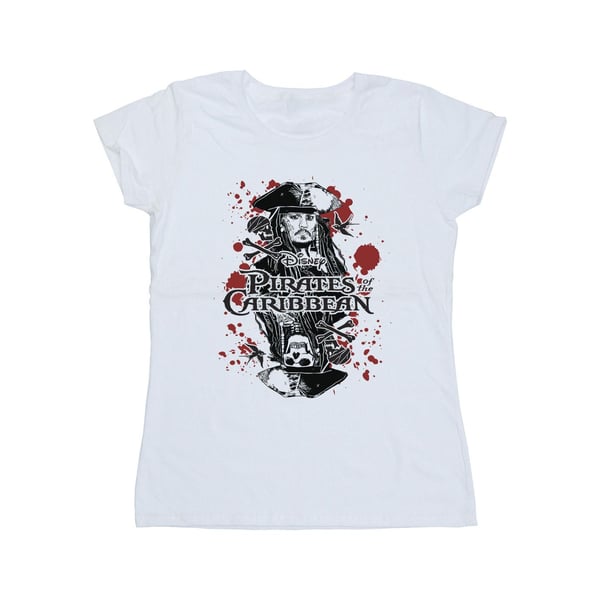 Pirates of the Caribbean Dam/Dam Jack Sparrow T-shirt i bomull