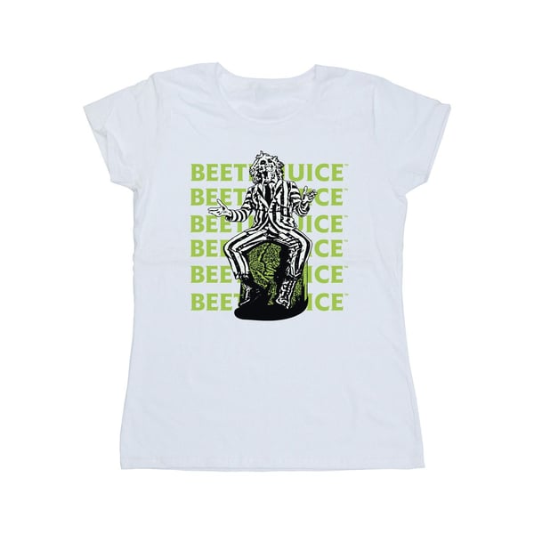 Beetlejuice Womens/Ladies Pose Repeat Cotton T-Shirt