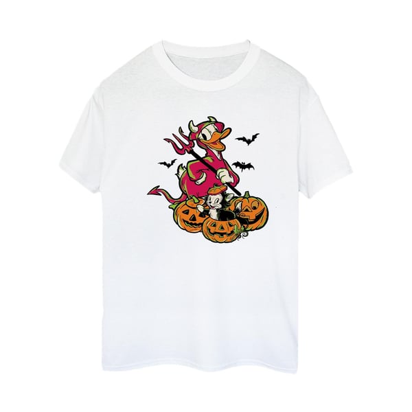 Donald Duck Womens/Ladies Devil Cotton Boyfriend T-Shirt