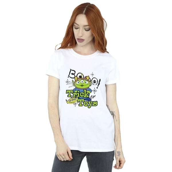 Toy Story Womens/Ladies Trick Or Toys Alien Cotton Boyfriend Halloween T-Shirt