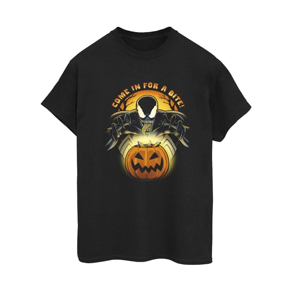 Venom Womens/Ladies Come For A Bite Cotton Boyfriend T-Shirt