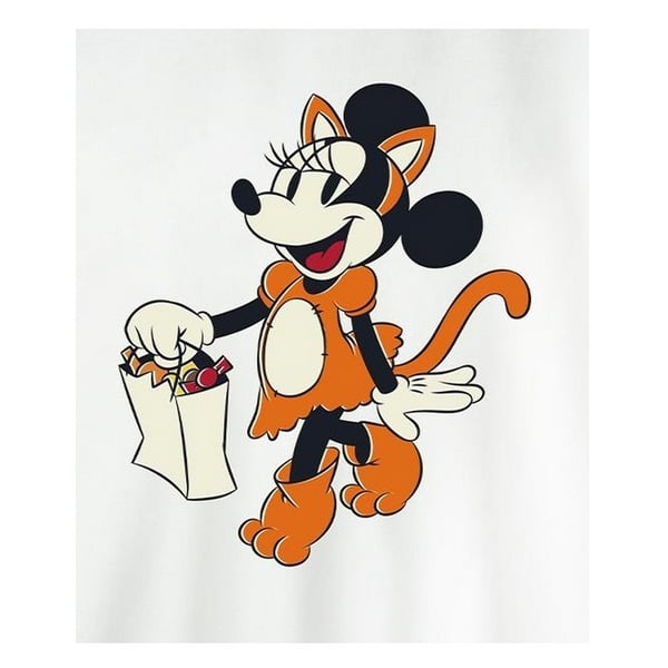 Disney Womens/Ladies Cat Trick Or Treat Minnie Mouse Sweatshirt