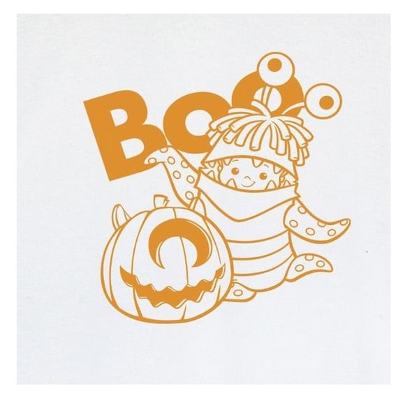 Monsters Inc Womens/Ladies Boo Halloween Cotton Boyfriend T-Shirt