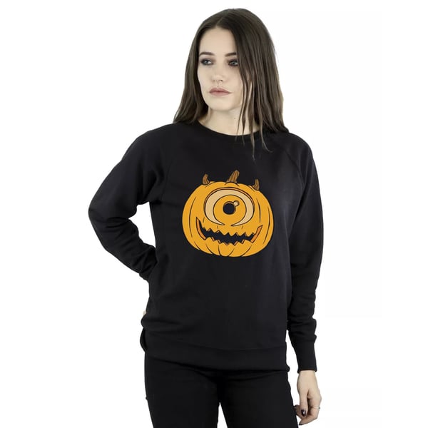 Monsters Inc Womens/Ladies Pumpkin Halloween Sweatshirt