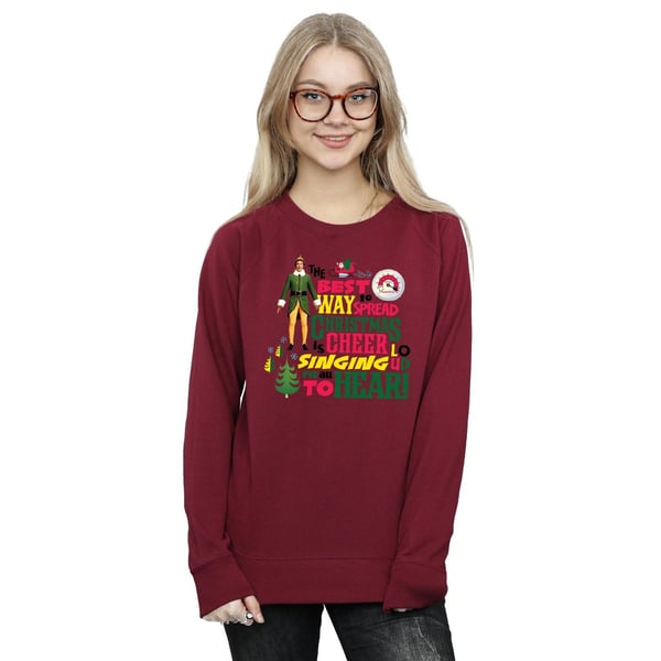Elf Womens/Ladies Christmas Cheer Sweatshirt